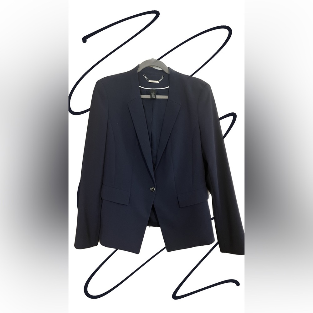 Navy Blazer White House Black Market